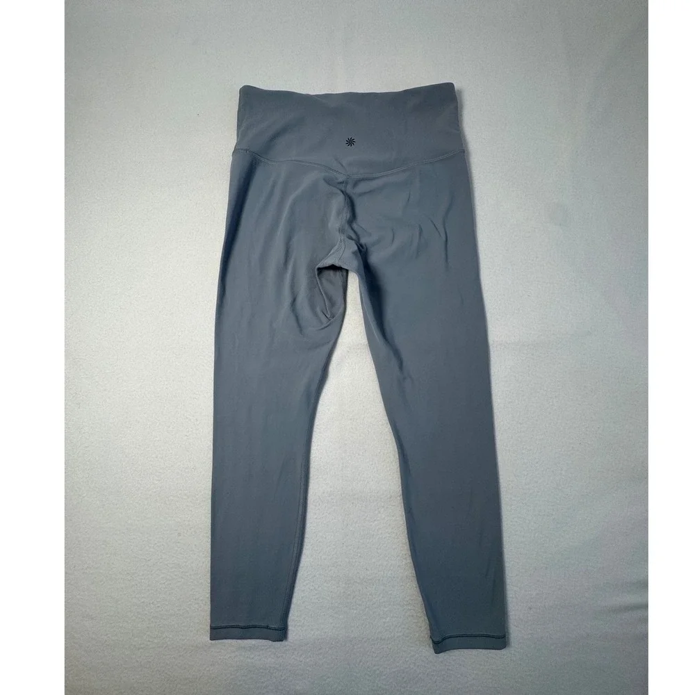 Athleisure Athleta Womens Medium Elation 7/8 Tight Blue Ultra High Rise Leggings